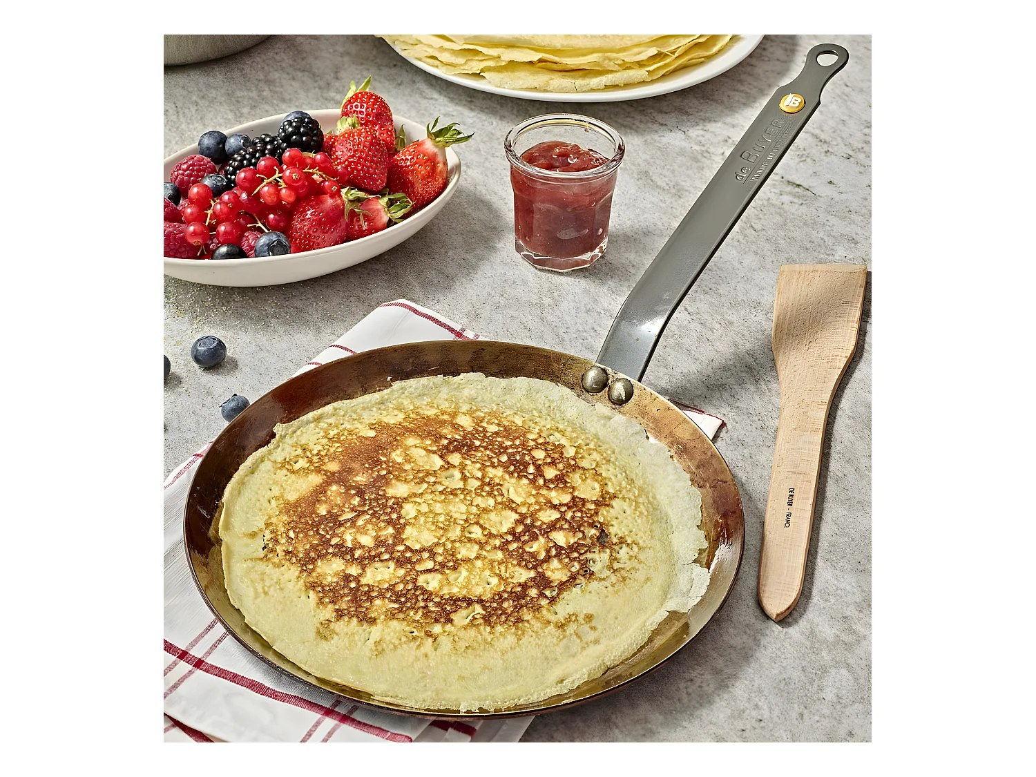 Poêle à crêpe minéral b élément 26 cm