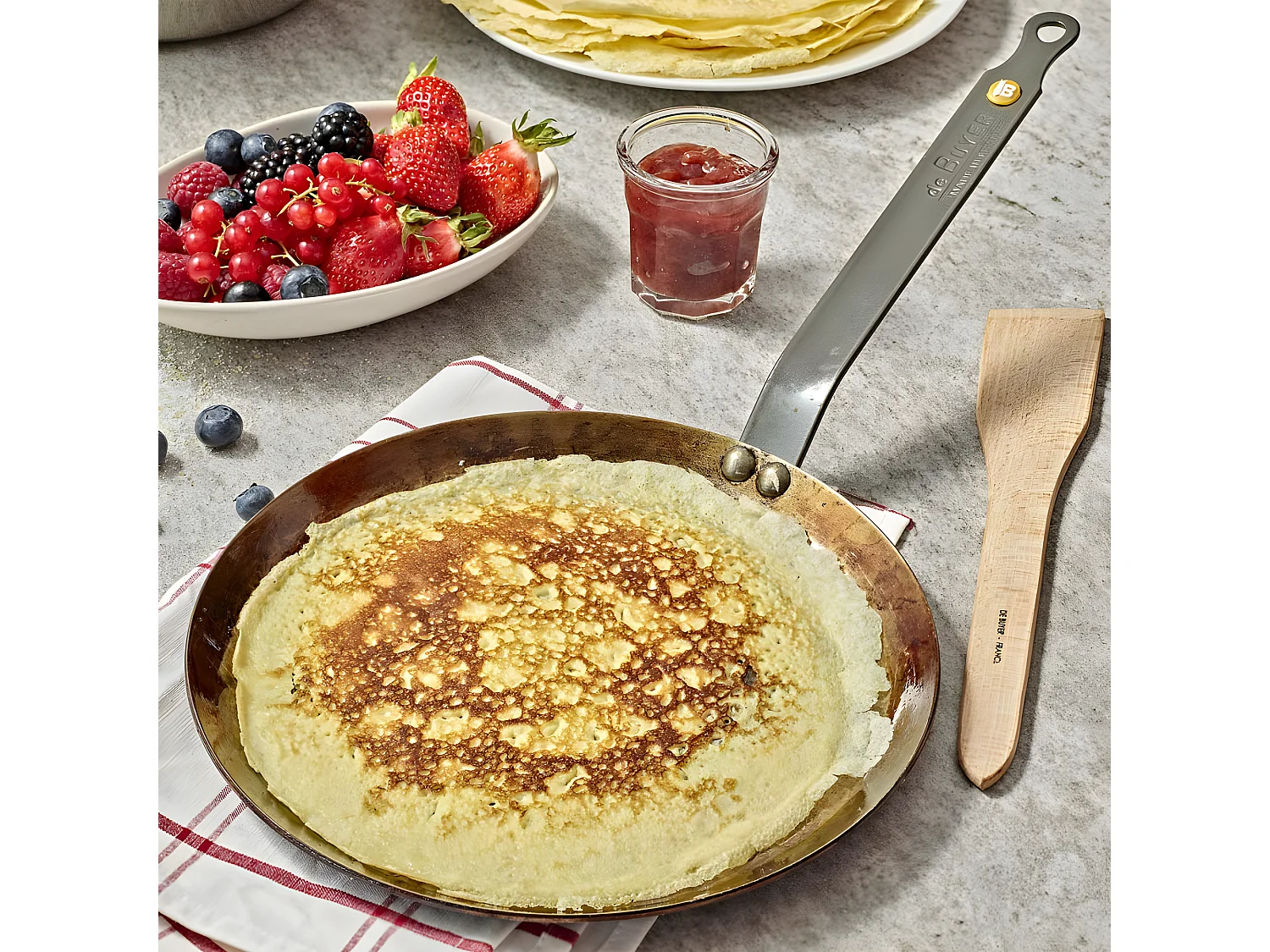 Poêle à crêpe minéral b élément 26 cm