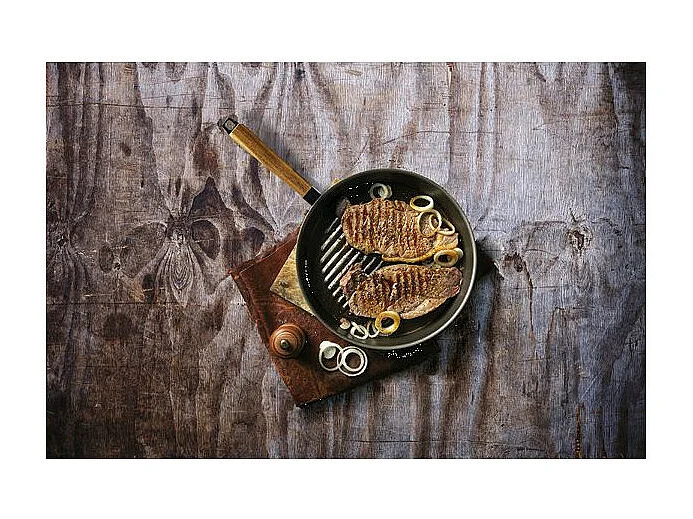 NOMAD POELE GRILL 28CM ACIER CARBONE BEKA - 13978284