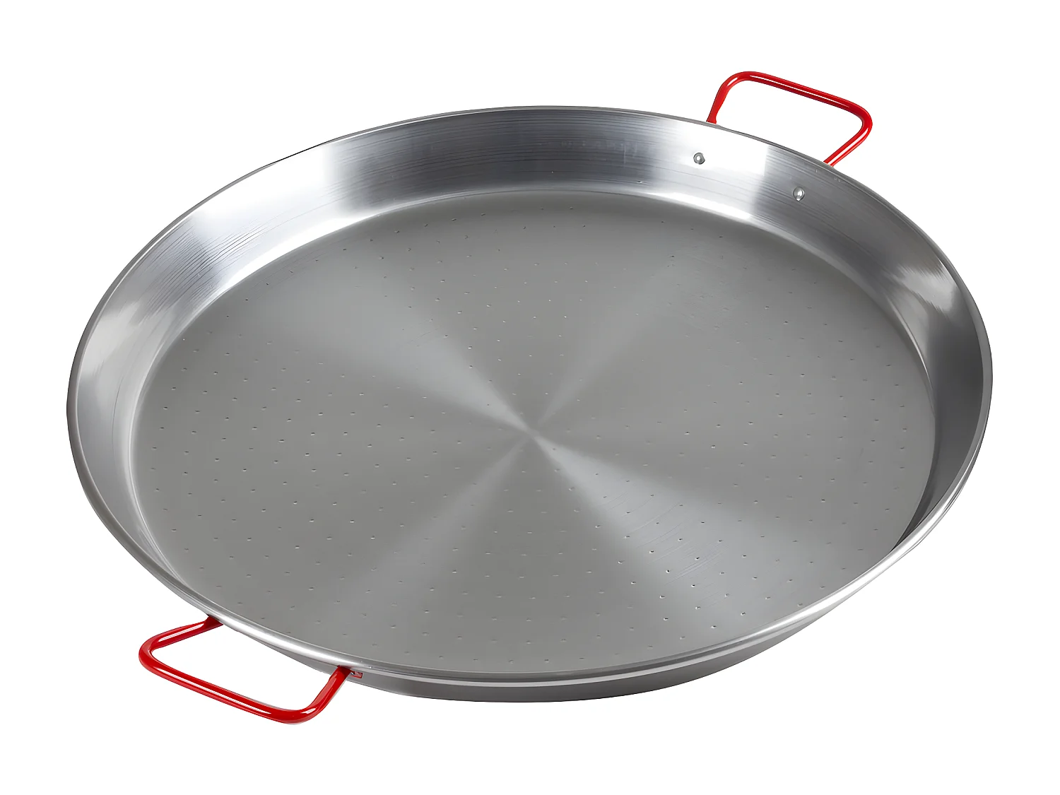 Poêle à paella valence 60 cm en acier poli
