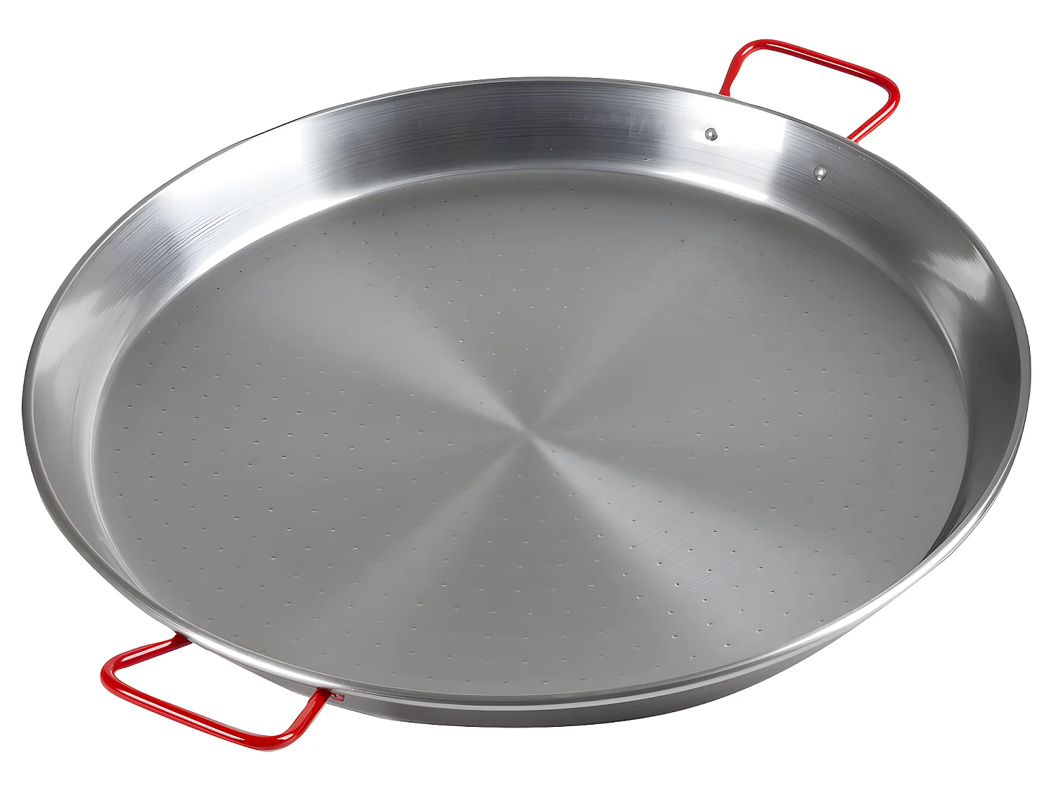 Poêle à paella valence 60 cm en acier poli