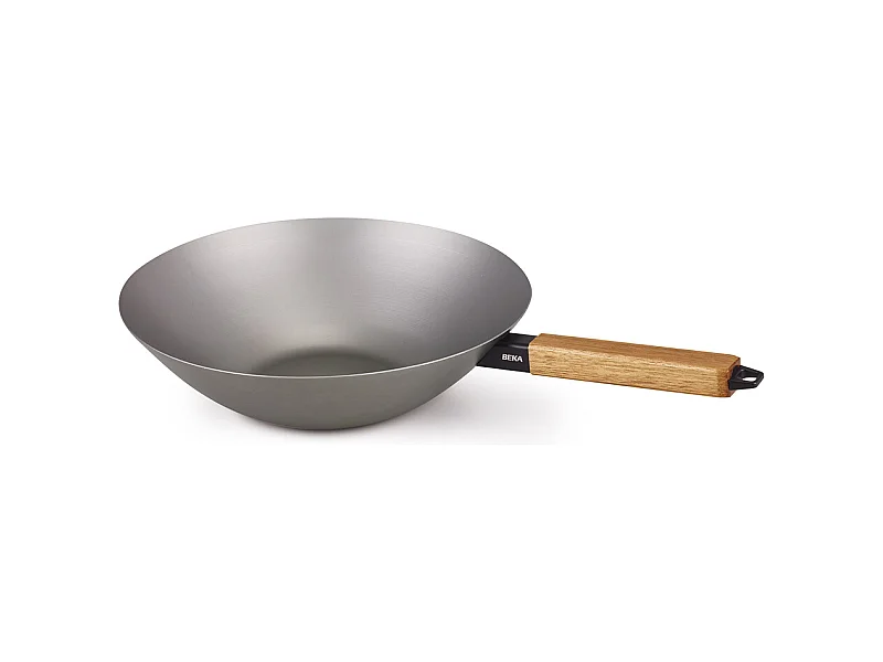 Poêle wok Nomad 24 cm en acier carbone