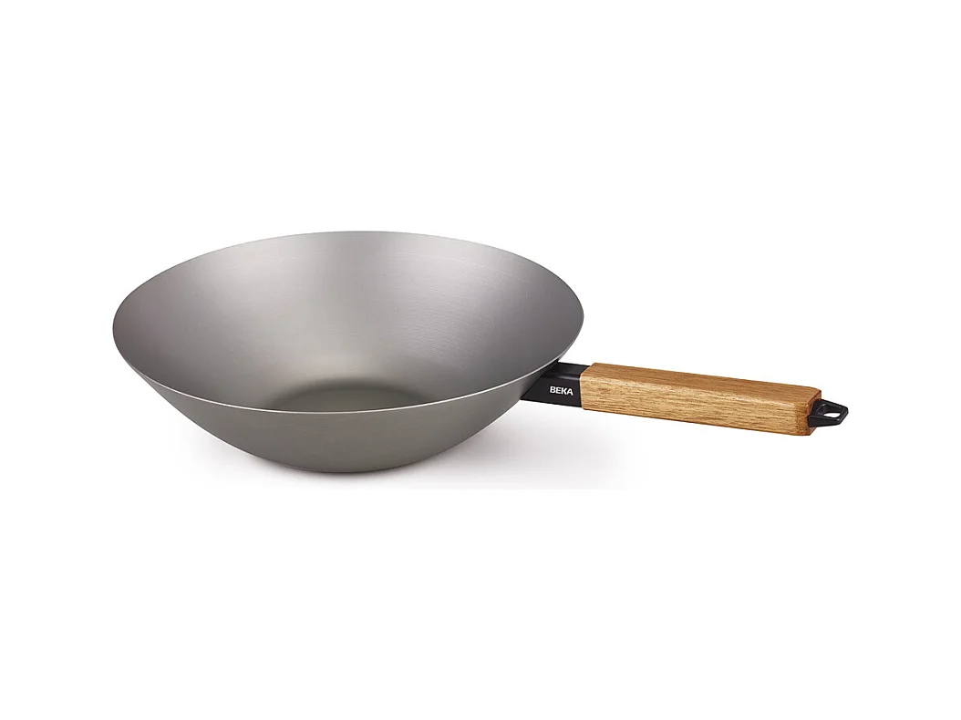 Poêle wok Nomad 24 cm en acier carbone