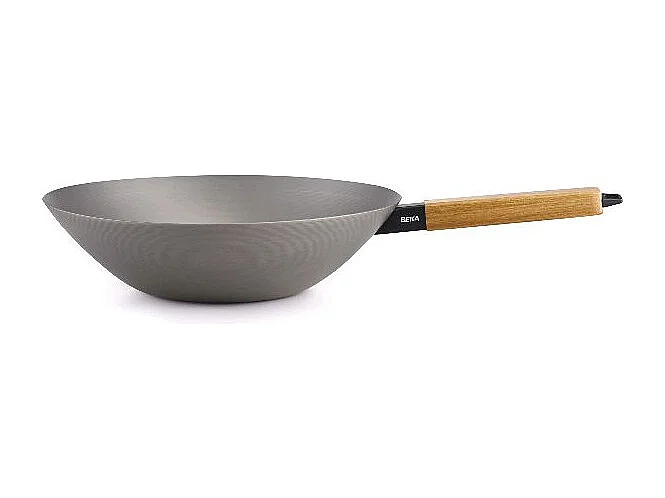 Poêle wok Nomad 24 cm en acier carbone