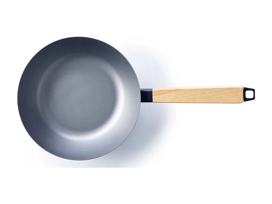 Poêle wok Nomad 24 cm en acier carbone