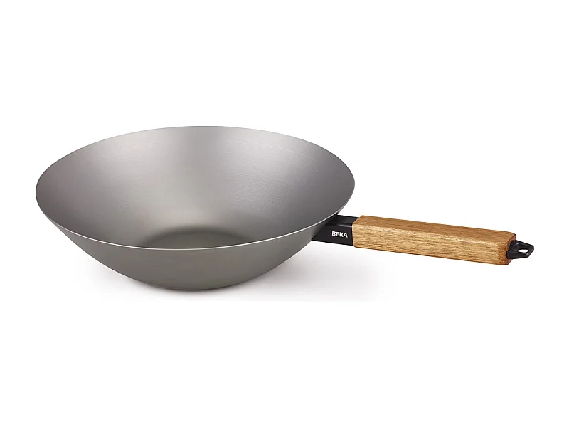 Poêle wok Nomad 24 cm en acier carbone