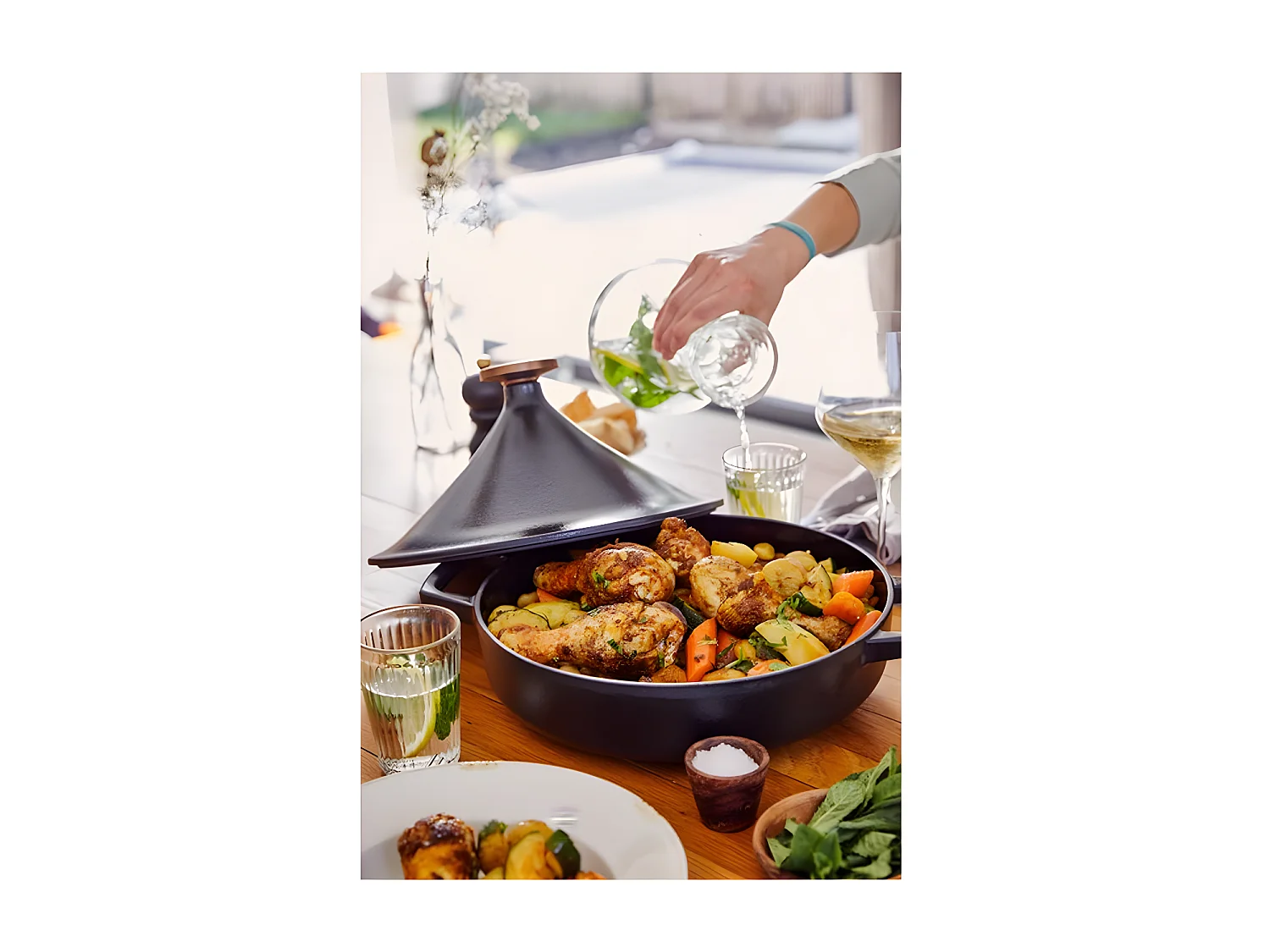 Beka Tajine fonte 26cm noir - 15140014