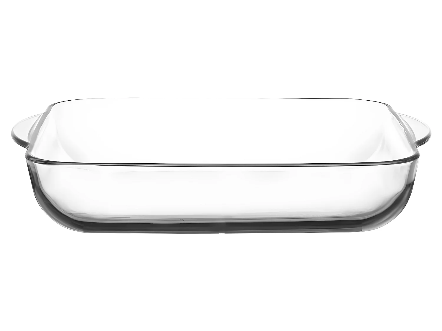 Lot de 2 Plats Culinaires en Verre "Carrées" 28cm Transparent