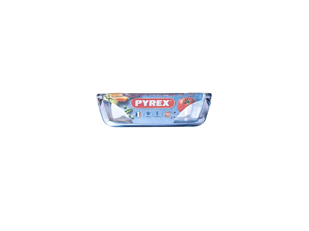 Fuente rectangular Let's Share Pyrex vidrio 35x23,1x6,5 cm