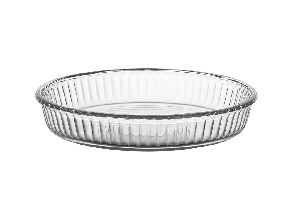 Lot de 2 Plats à Tartes "Verre" 32cm Transparent