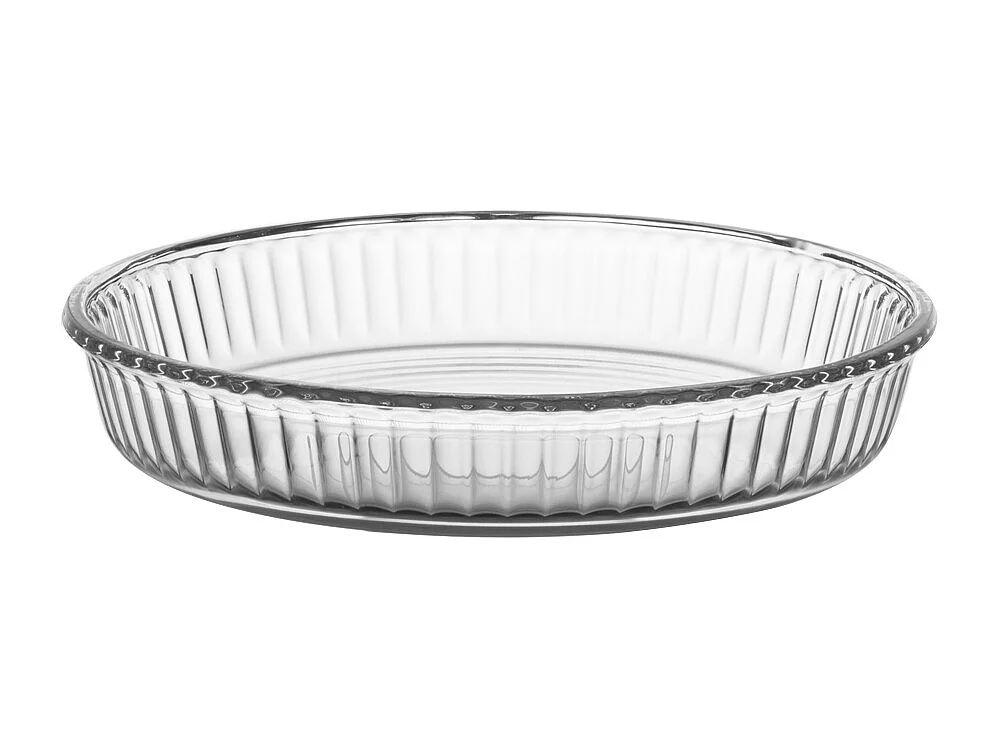 Lot de 2 Plats à Tartes "Verre" 32cm Transparent