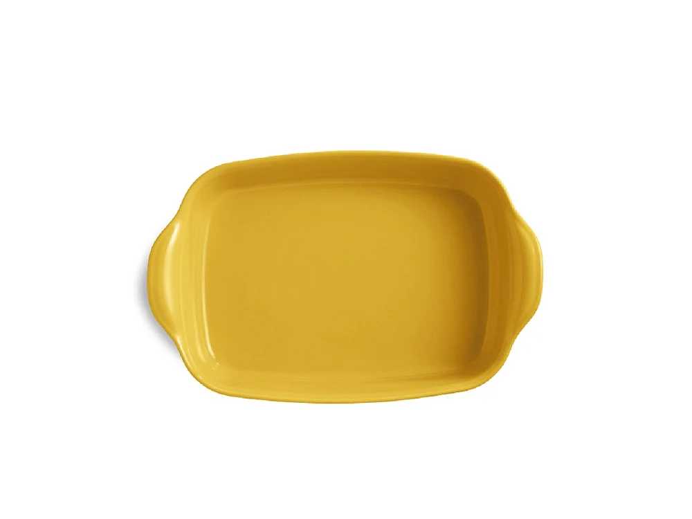Plat à four rectangulaire Jaune Provence moyen modèle