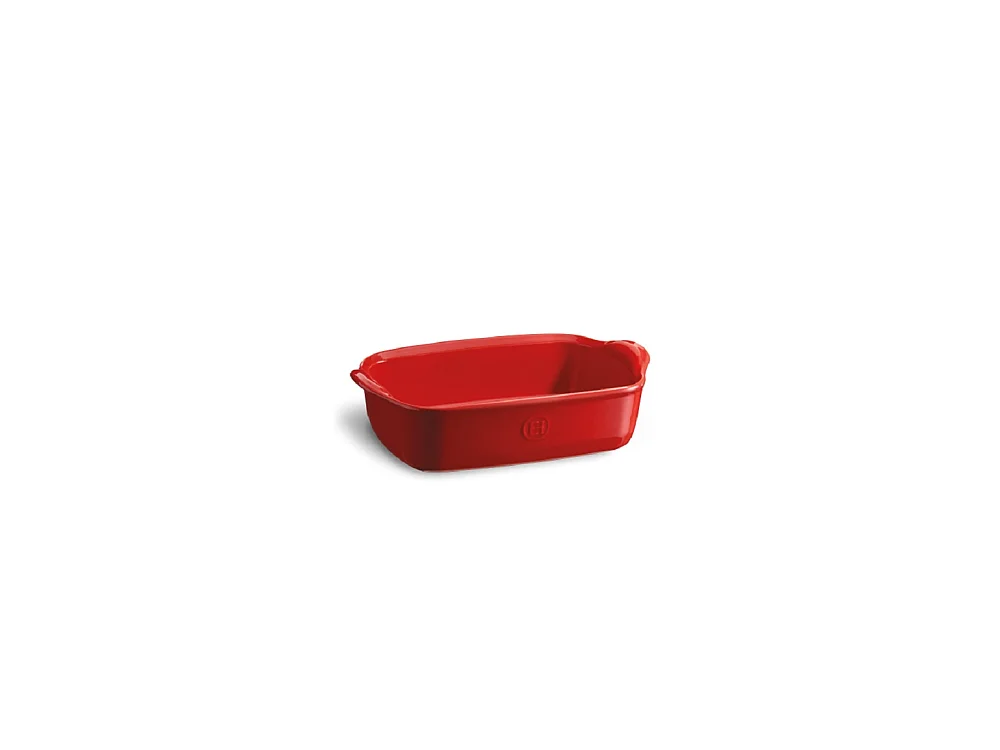 Plat à four rectangle rouge 22 cm