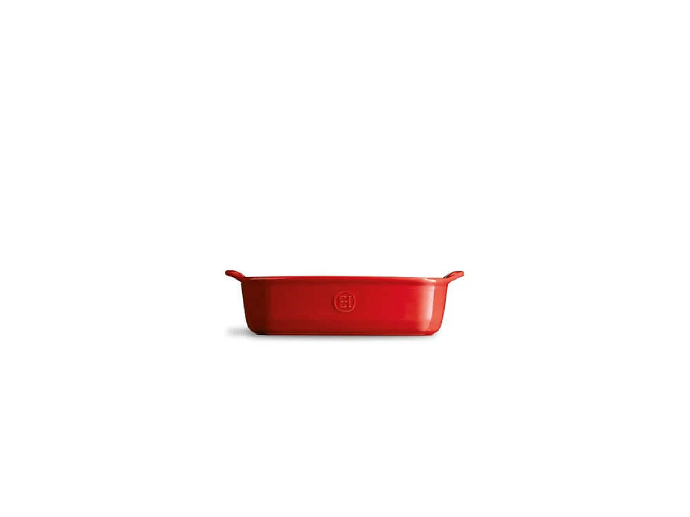 Plat à four rectangle rouge 22 cm