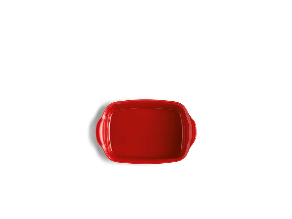 Plat à four rectangle rouge 22 cm