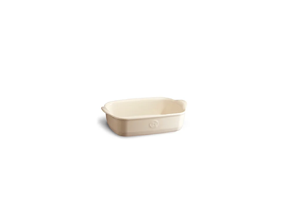 Plat à four rectangle beige 22 cm