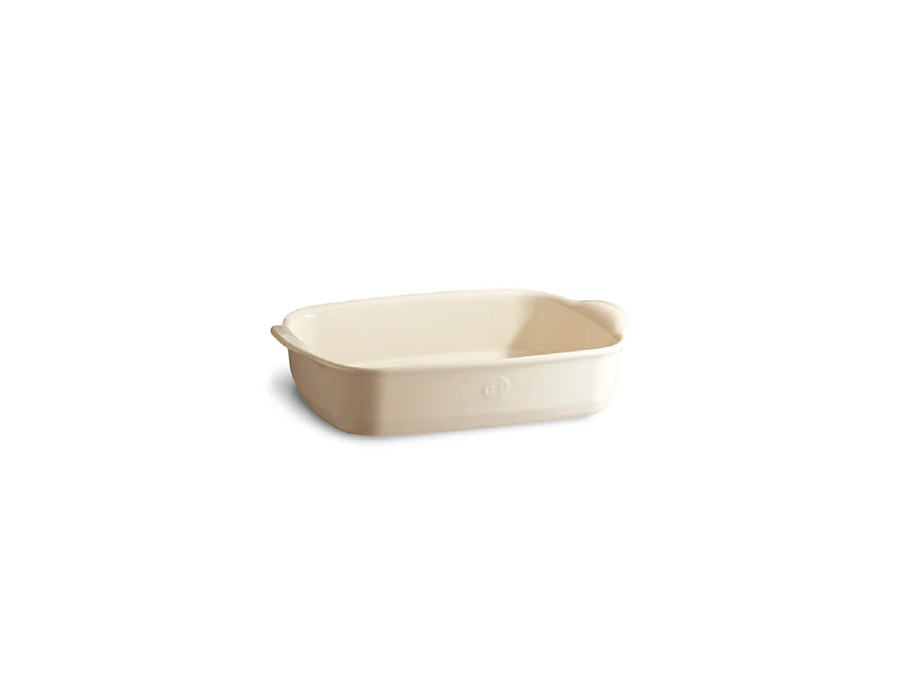 Plat rectangulaire Argile beige petit modèle