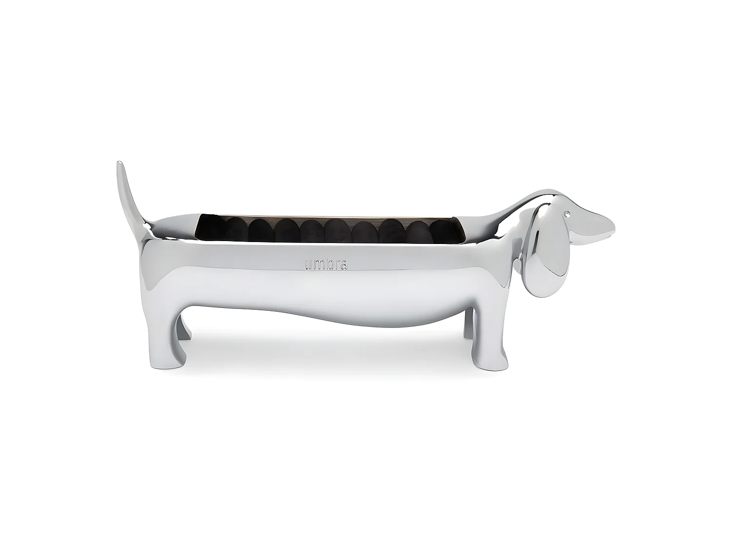 Dackelförmiger Ringhalter aus Zink