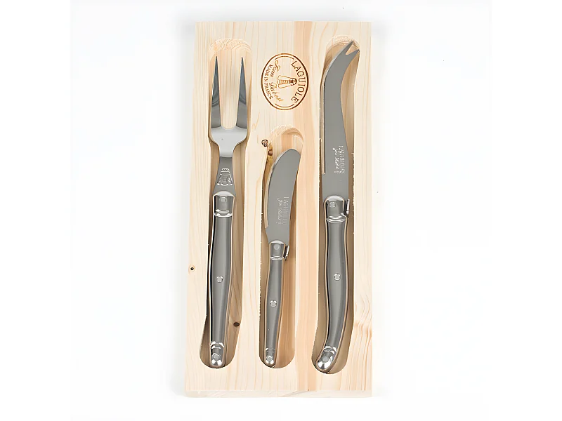 Coffret service fromage laguiole inox