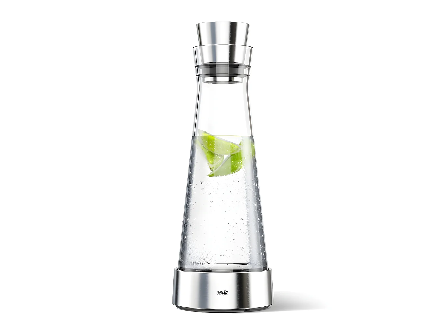 Emsa Carafe avec accumulateur de froid 1l verre/inox - 514233