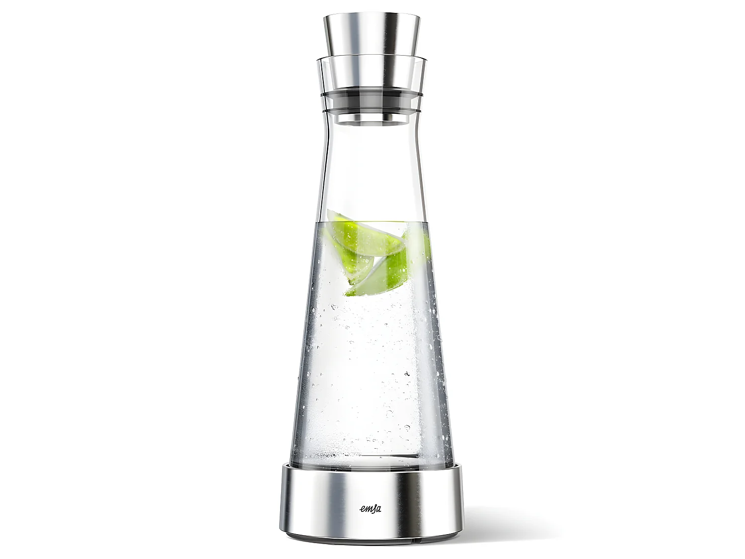 Emsa Carafe avec accumulateur de froid 1l verre/inox - 514233