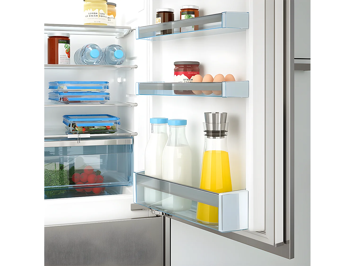 Emsa Carafe avec accumulateur de froid 1l verre/inox - 514233