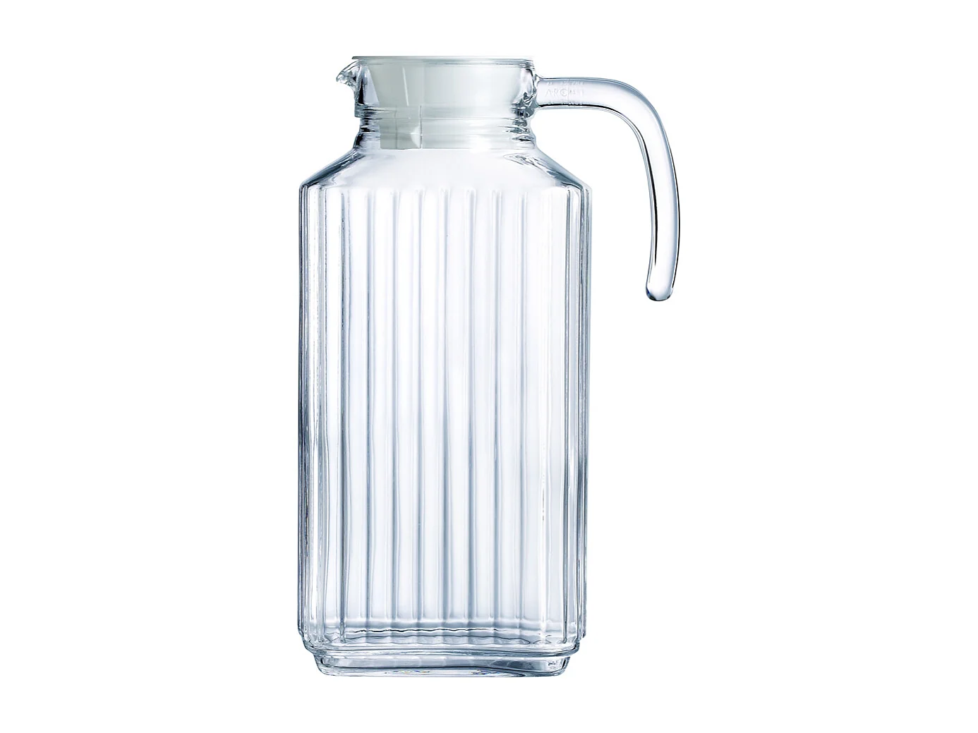 Jarra de agua Quadro Luminarc con tapa 1,7L vidrio