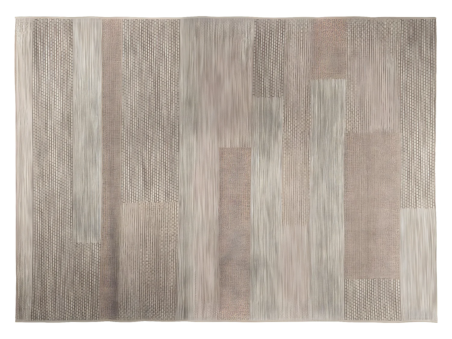 Tapis pour extérieur ou intérieur en polypropylène Lin effet Laine 160 x 230 cm