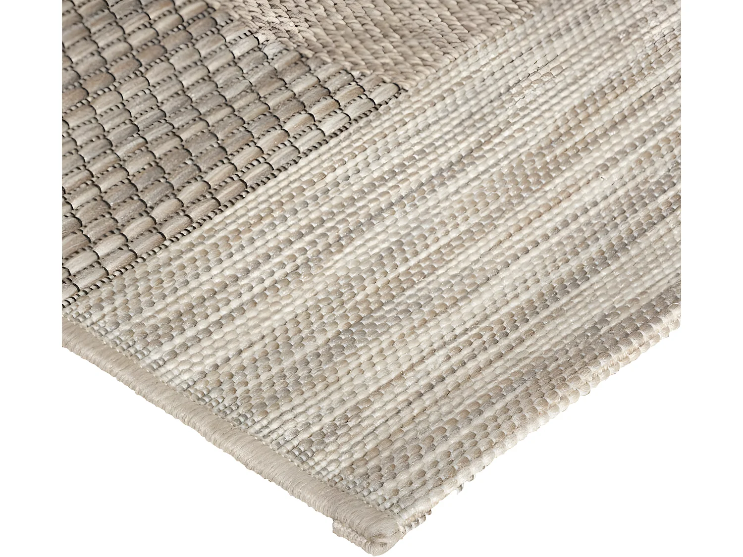 Tapis pour extérieur ou intérieur en polypropylène Lin effet Laine 160 x 230 cm