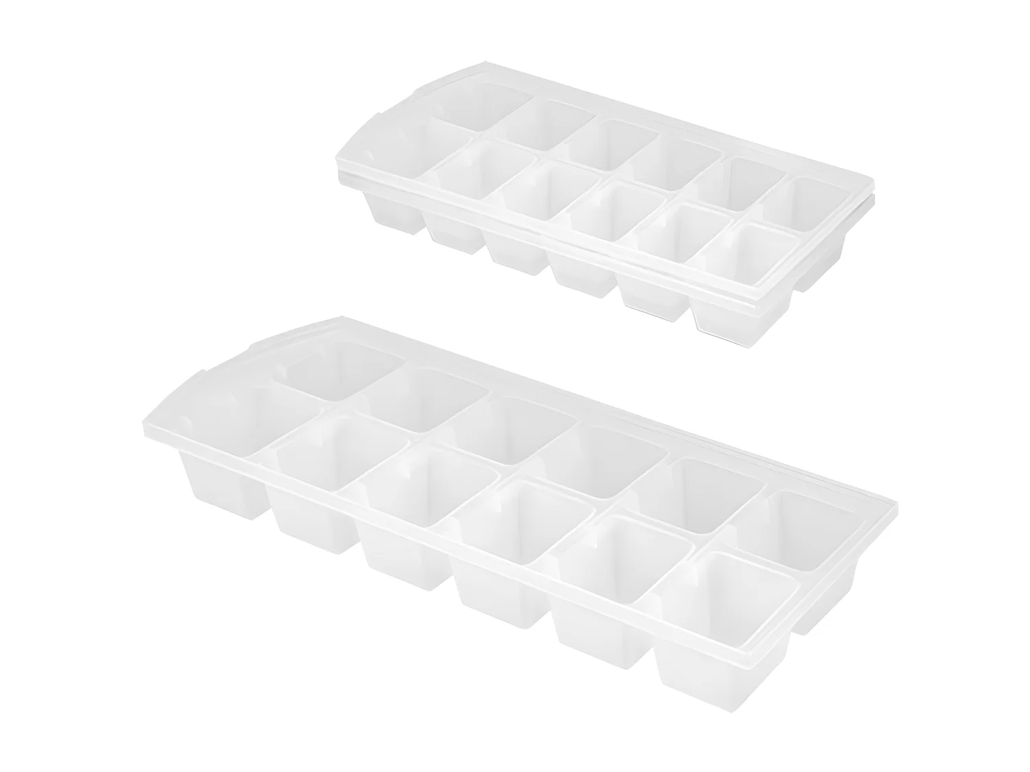 Lot 2 bacs à glaçons