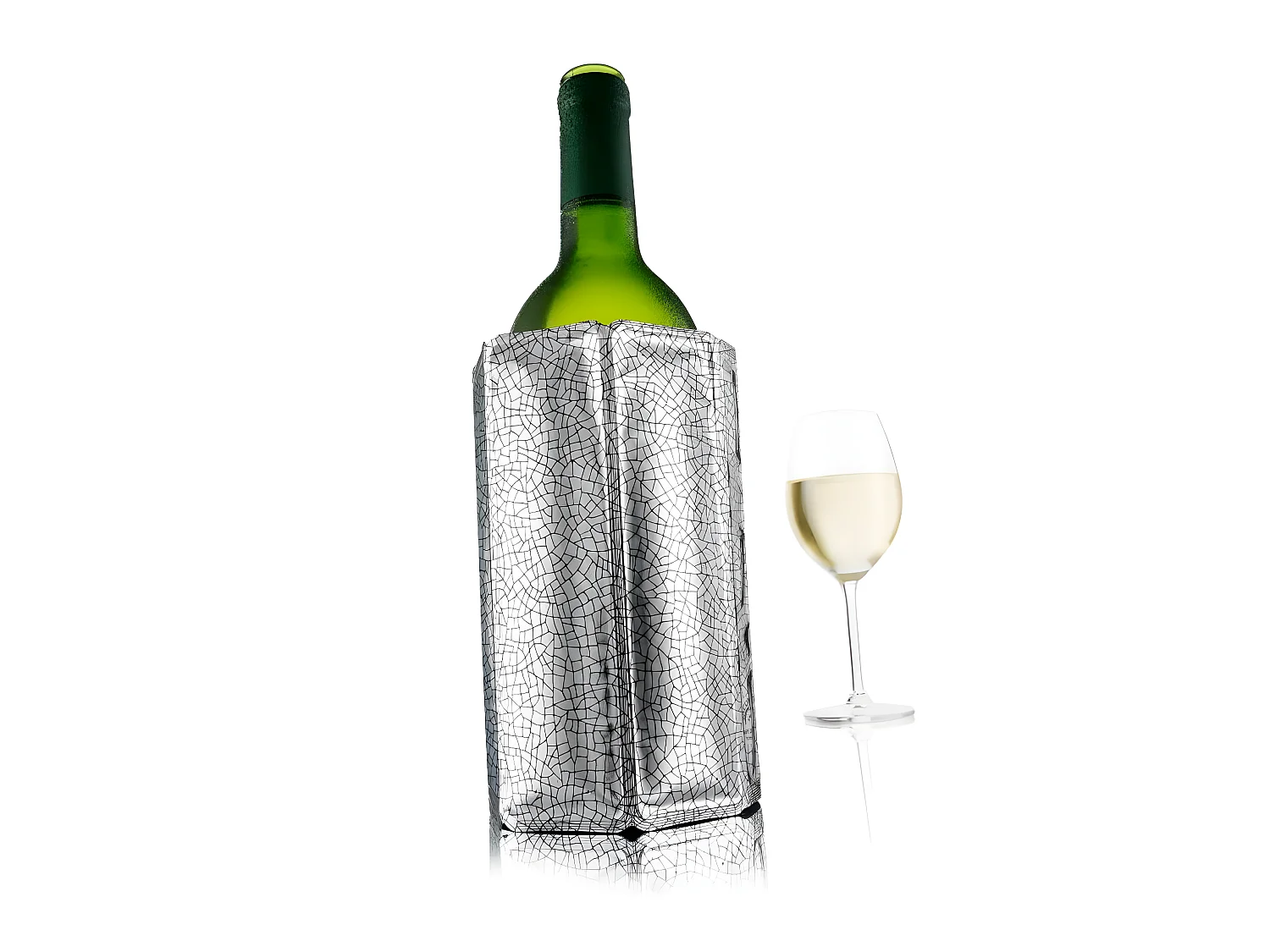 Rafraichisseur à vin Rapid ice Silver