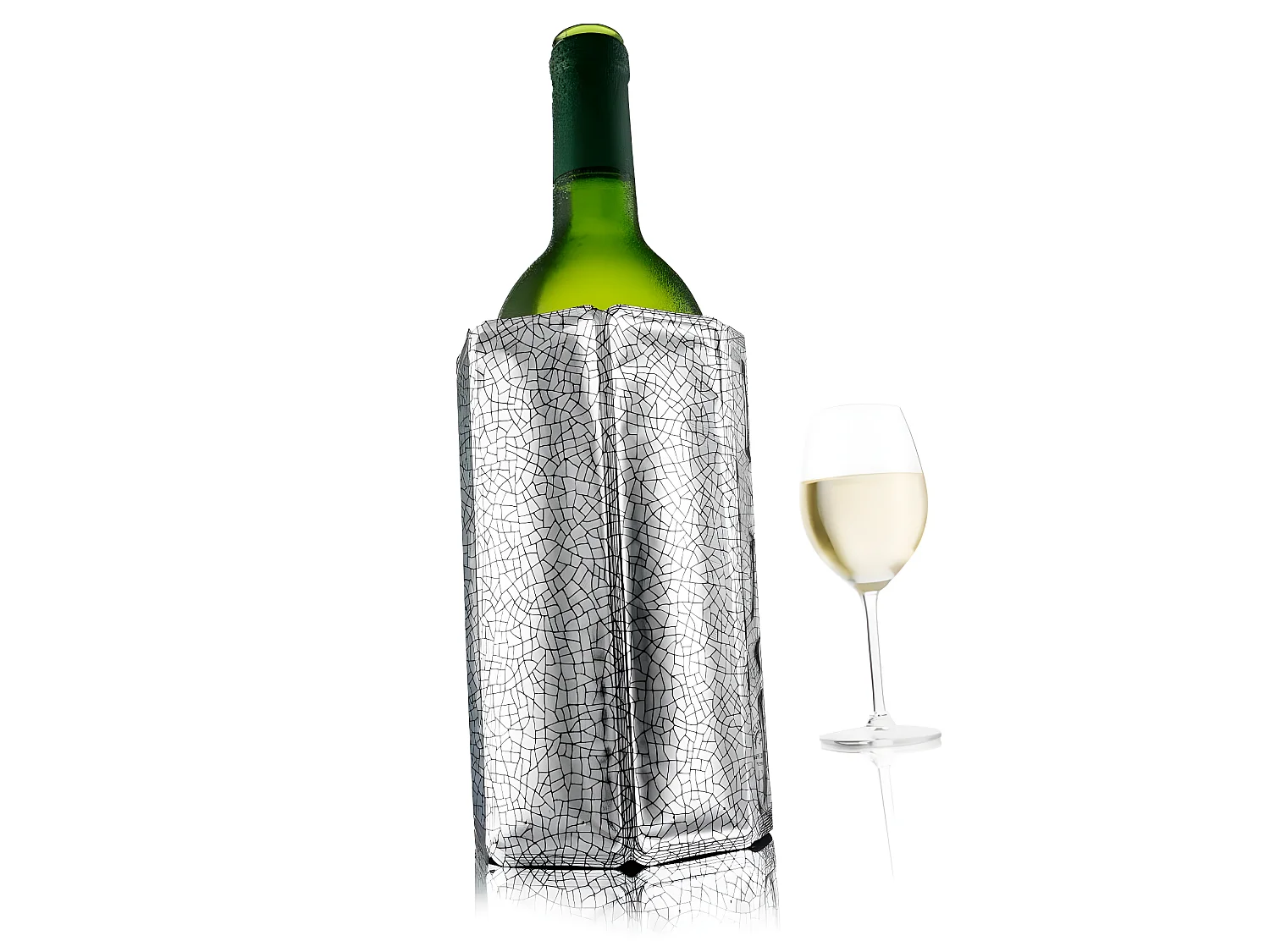 Rafraichisseur à vin Rapid ice Silver
