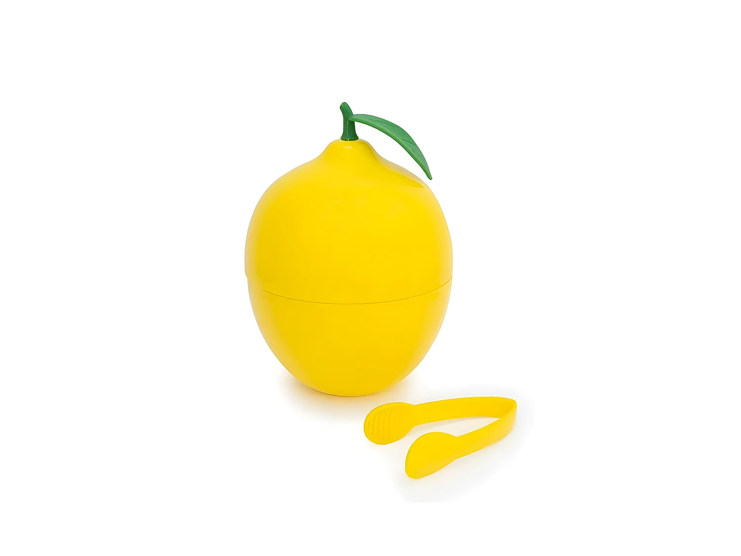 Seau à glaçons citron avec pince