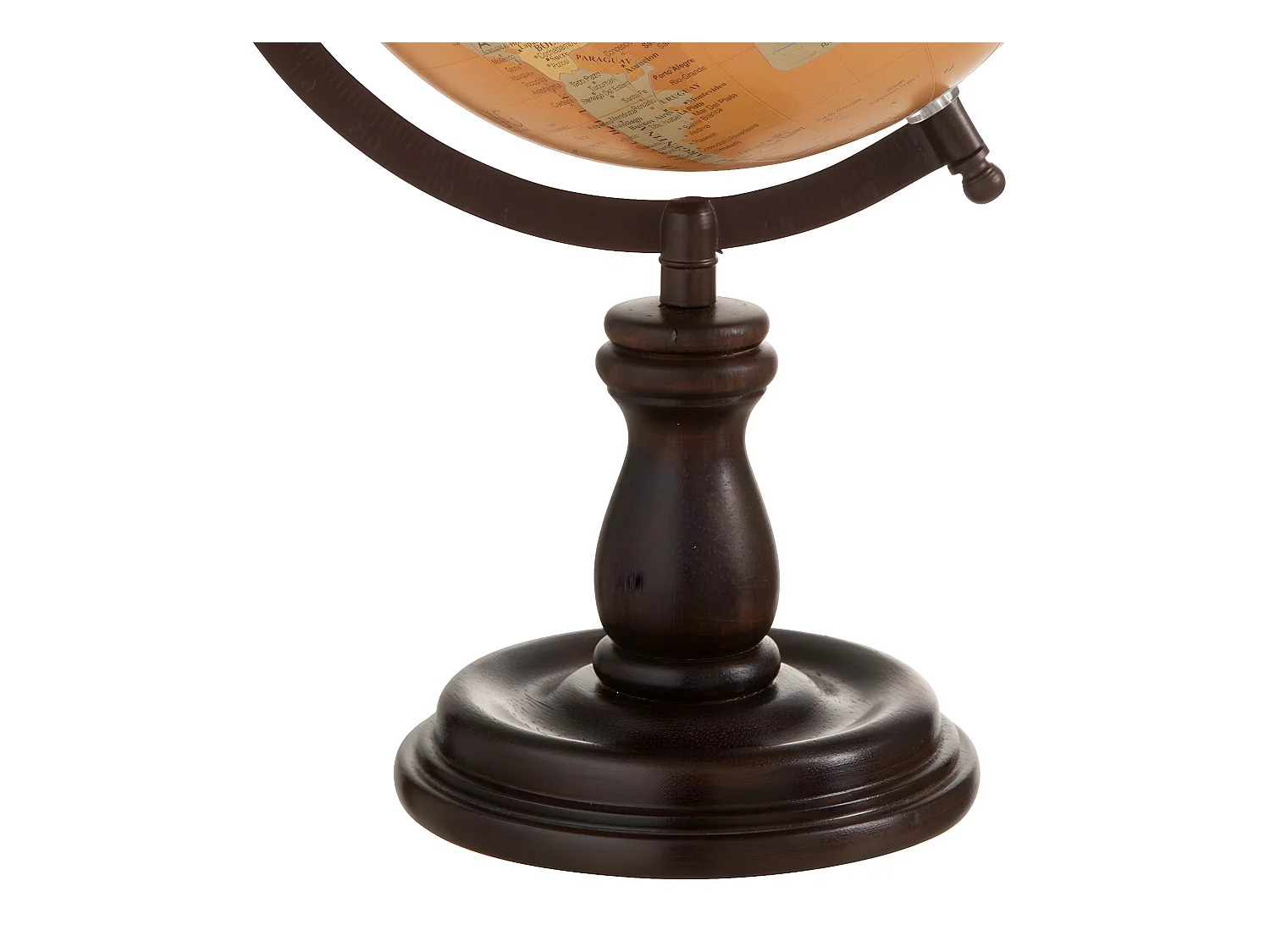 Globe Terrestre sur Pied Bois "Iconic" 39cm Naturel