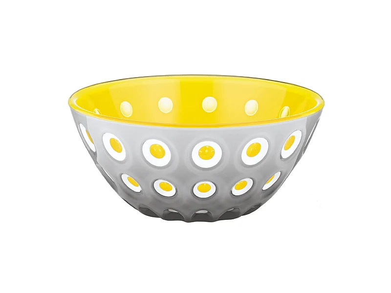 Saladier 25 cm Le Murrine jaune et bleu