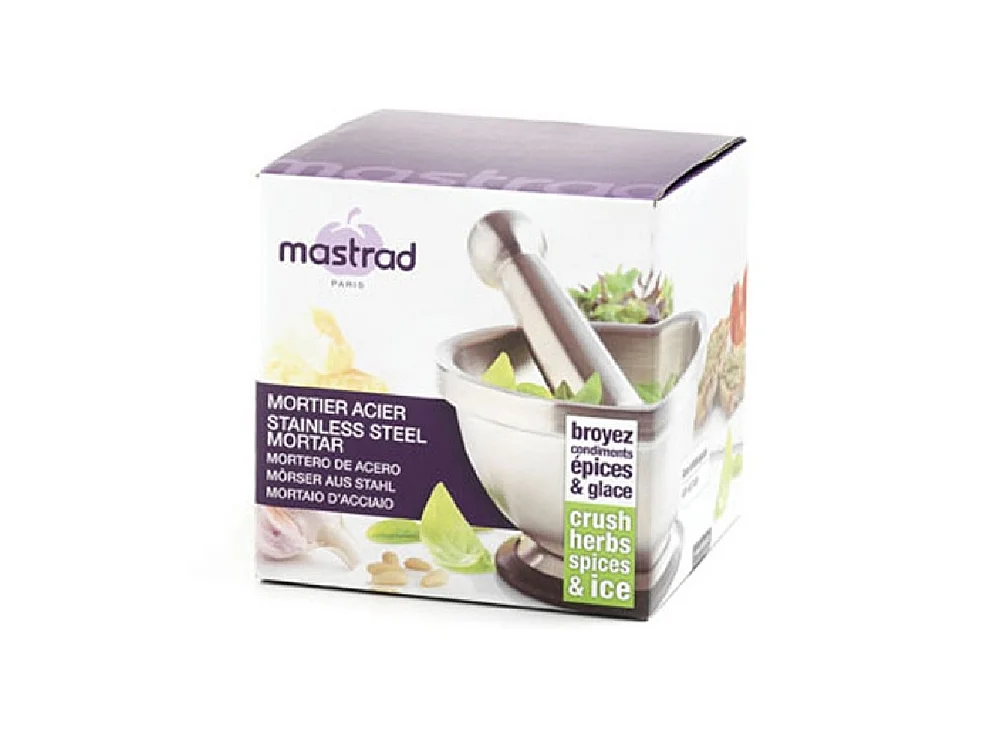 Mortier & pilon inox