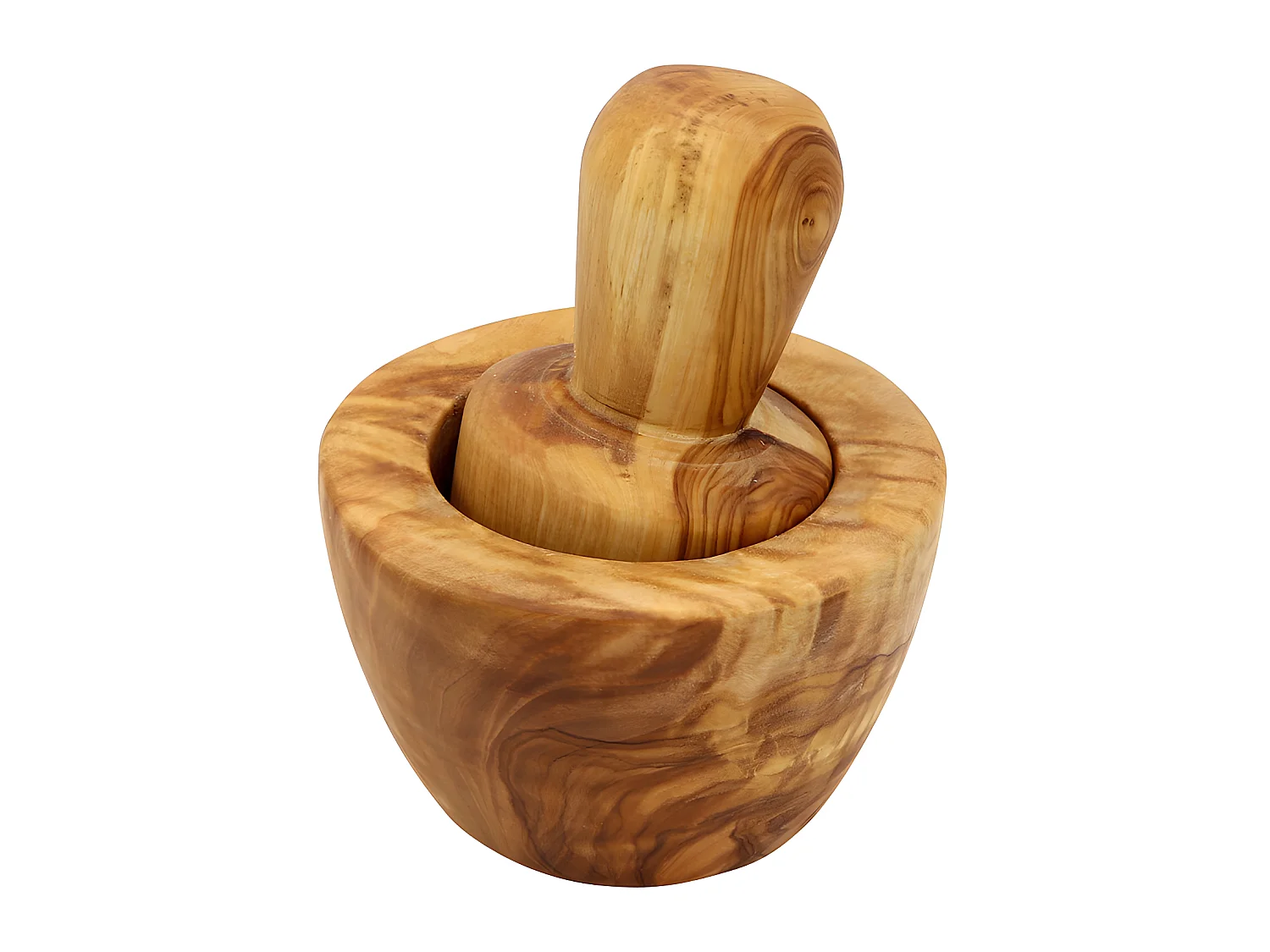 Mortier à épices 10 cm en olivier