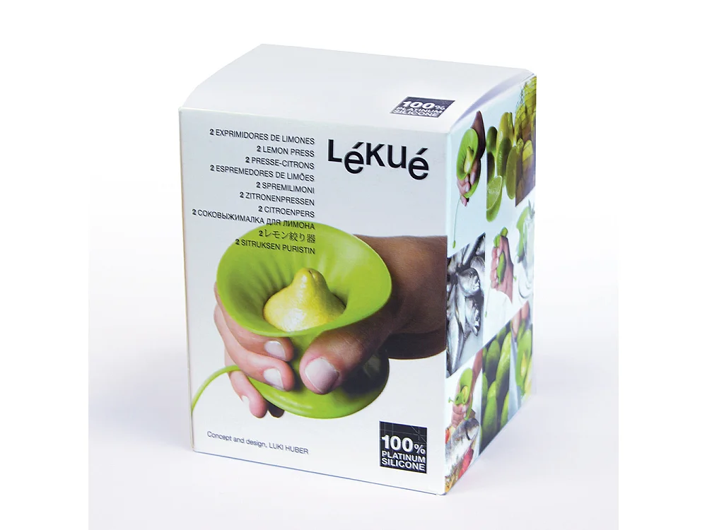 Set de 2 presse-agrumes vert