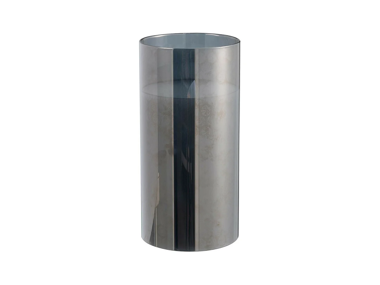 Lampe à Poser en Verre Led "Bright" 20cm Gris