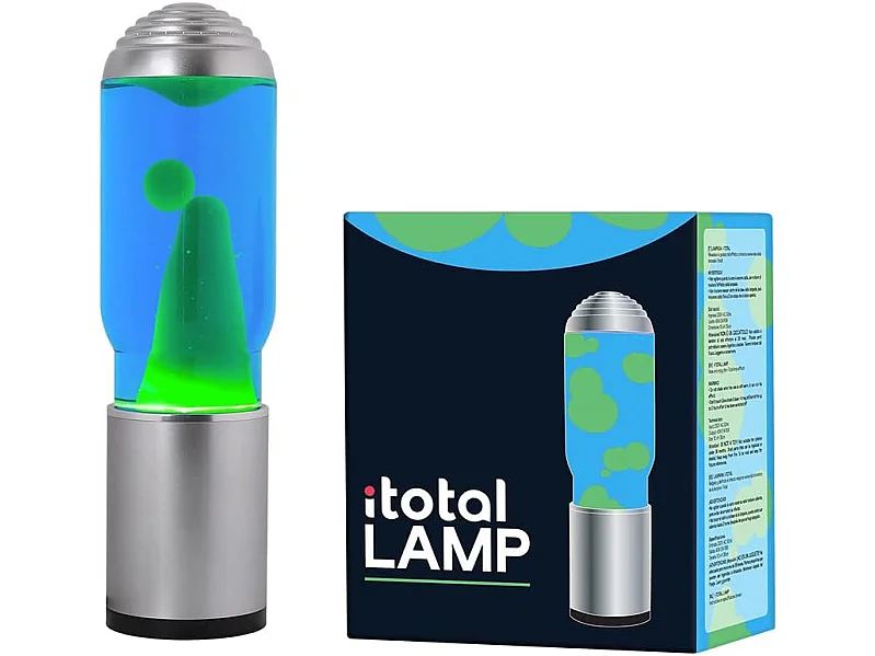 Lampe Lave 40 cm bleu/vert