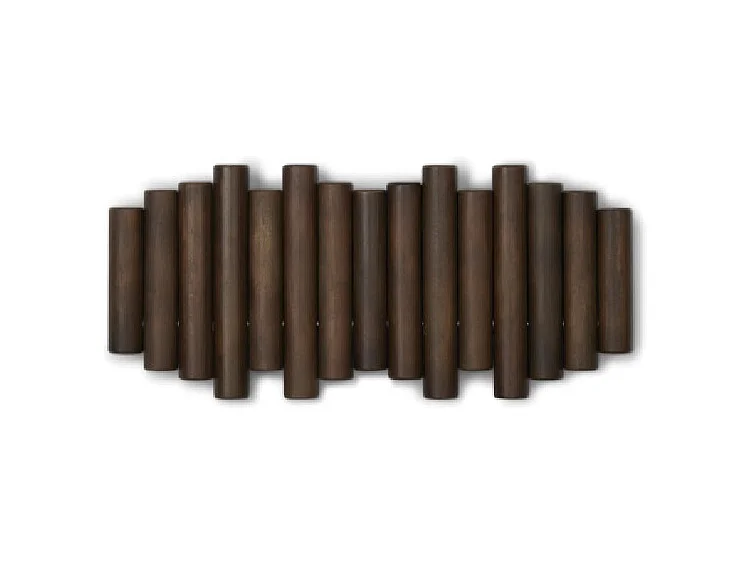 Portes manteaux en bois naturel 5 crochets Picket