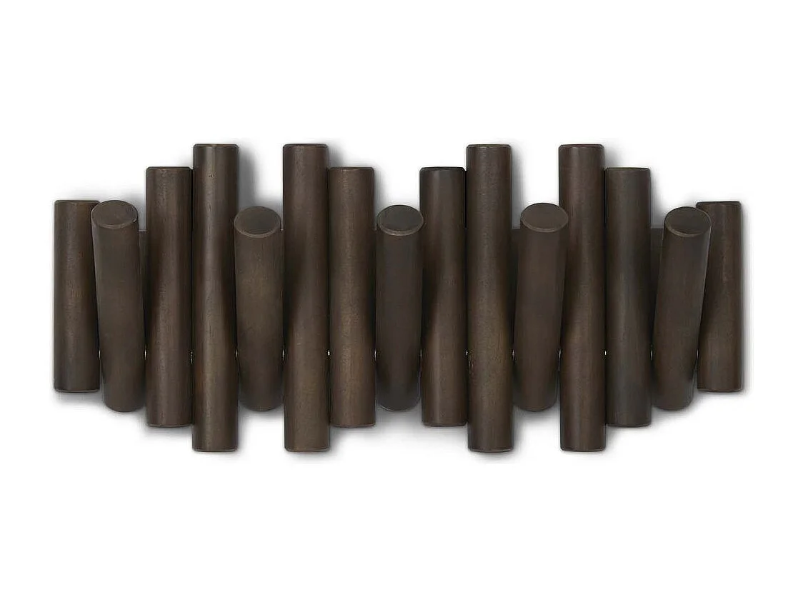 Portes manteaux en bois naturel 5 crochets Picket