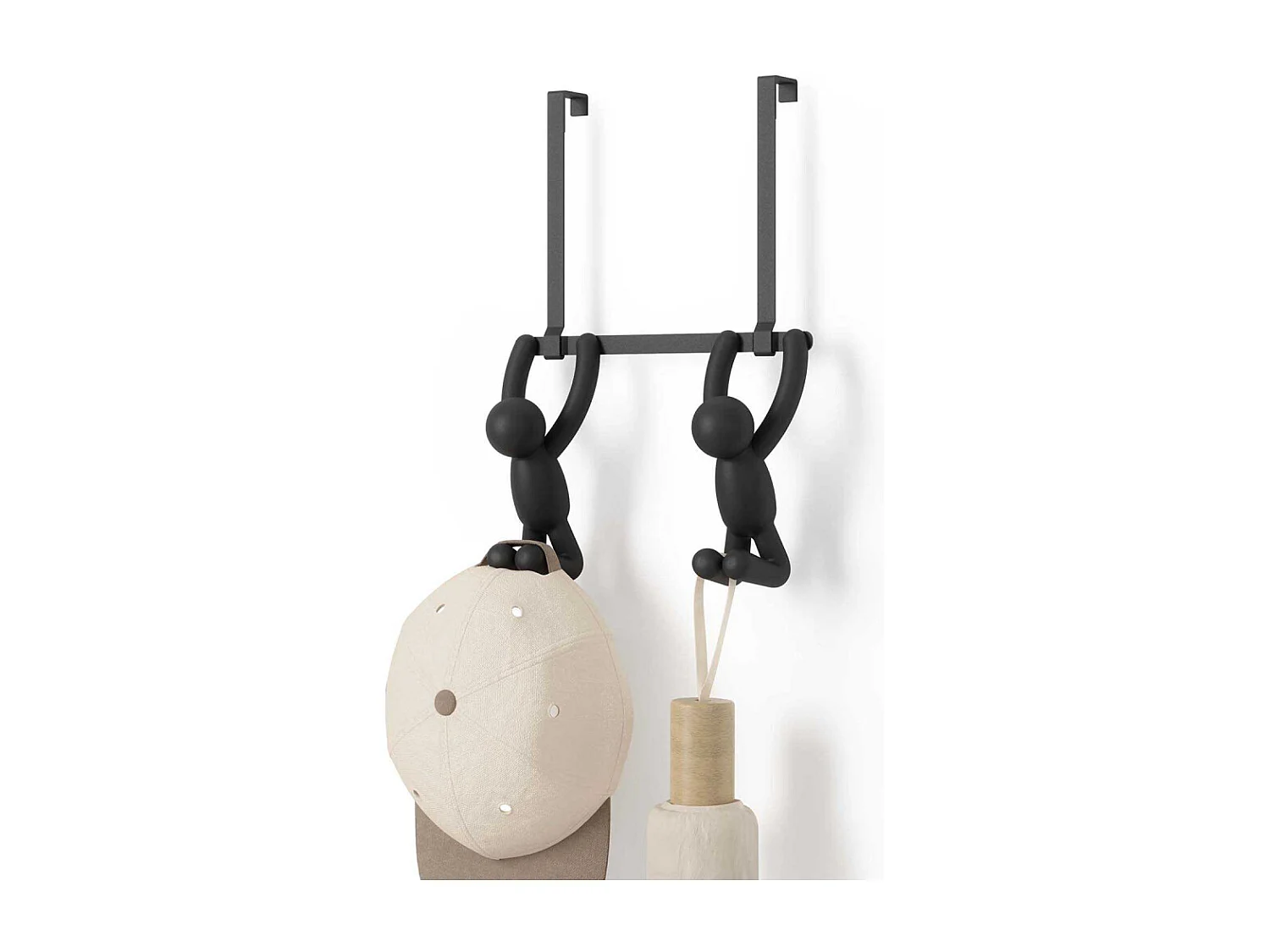 Patère double Buddy Hook noir