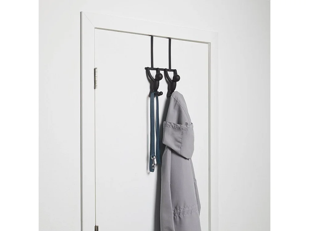 Patère double Buddy Hook noir