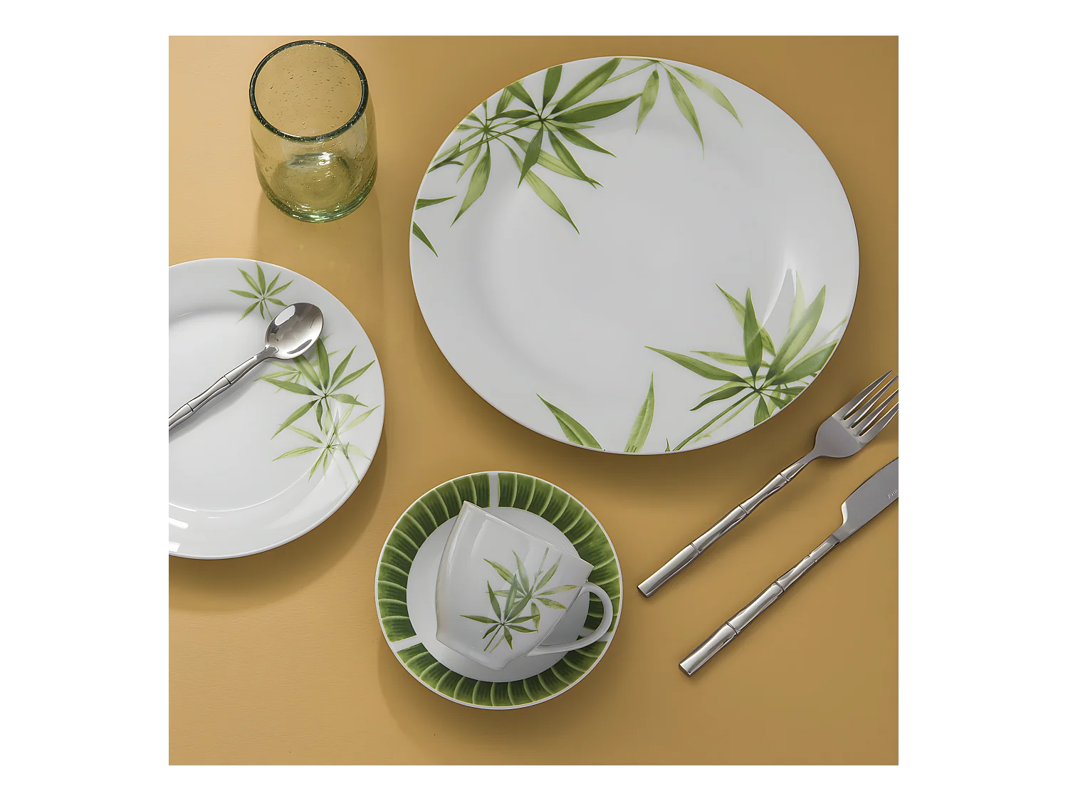 Service 30 pièces Bambou