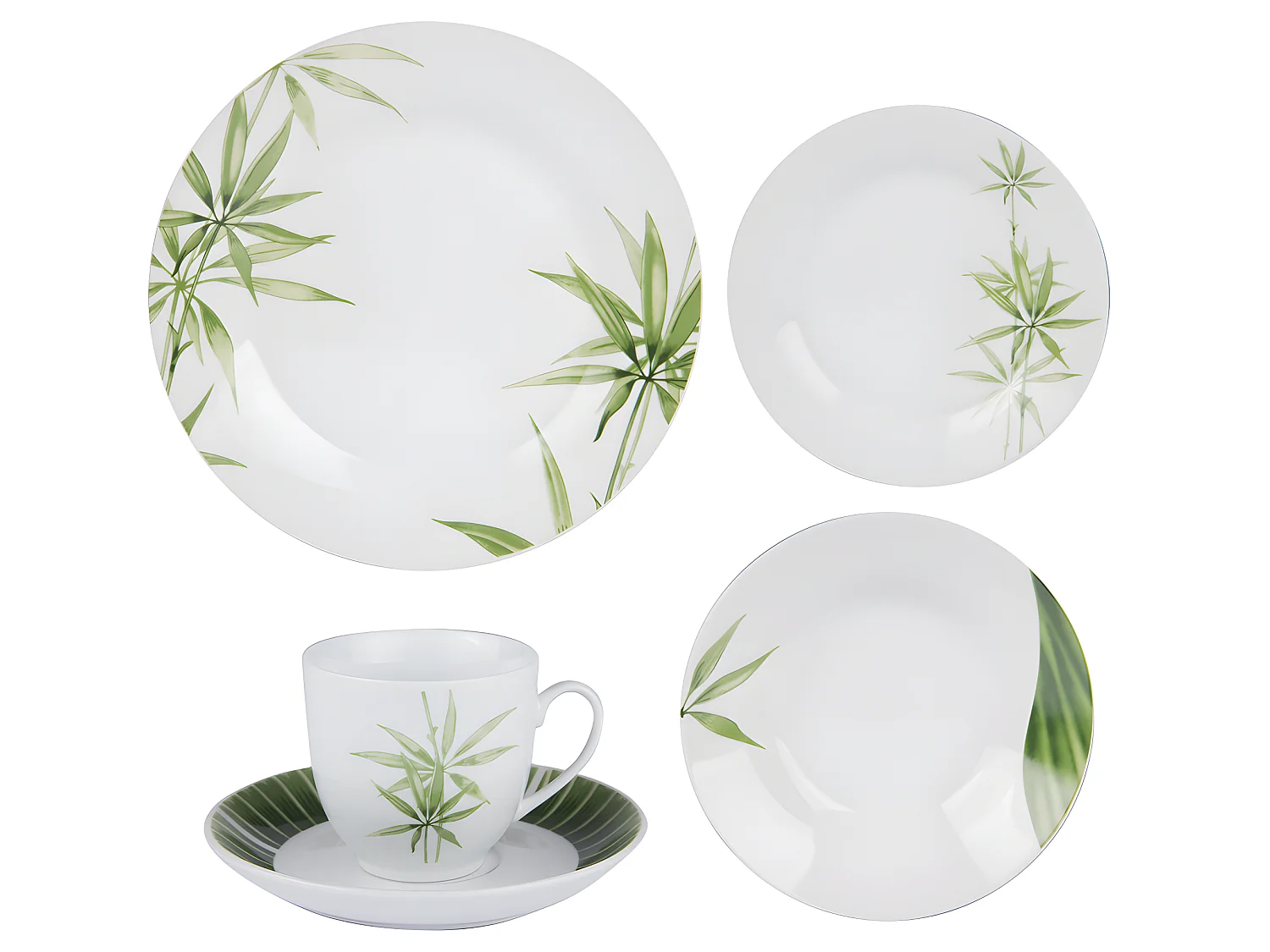 Service 30 pièces Bambou