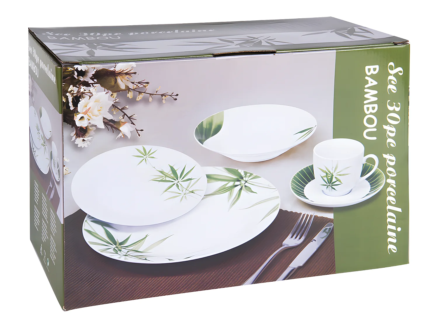 Service 30 pièces Bambou
