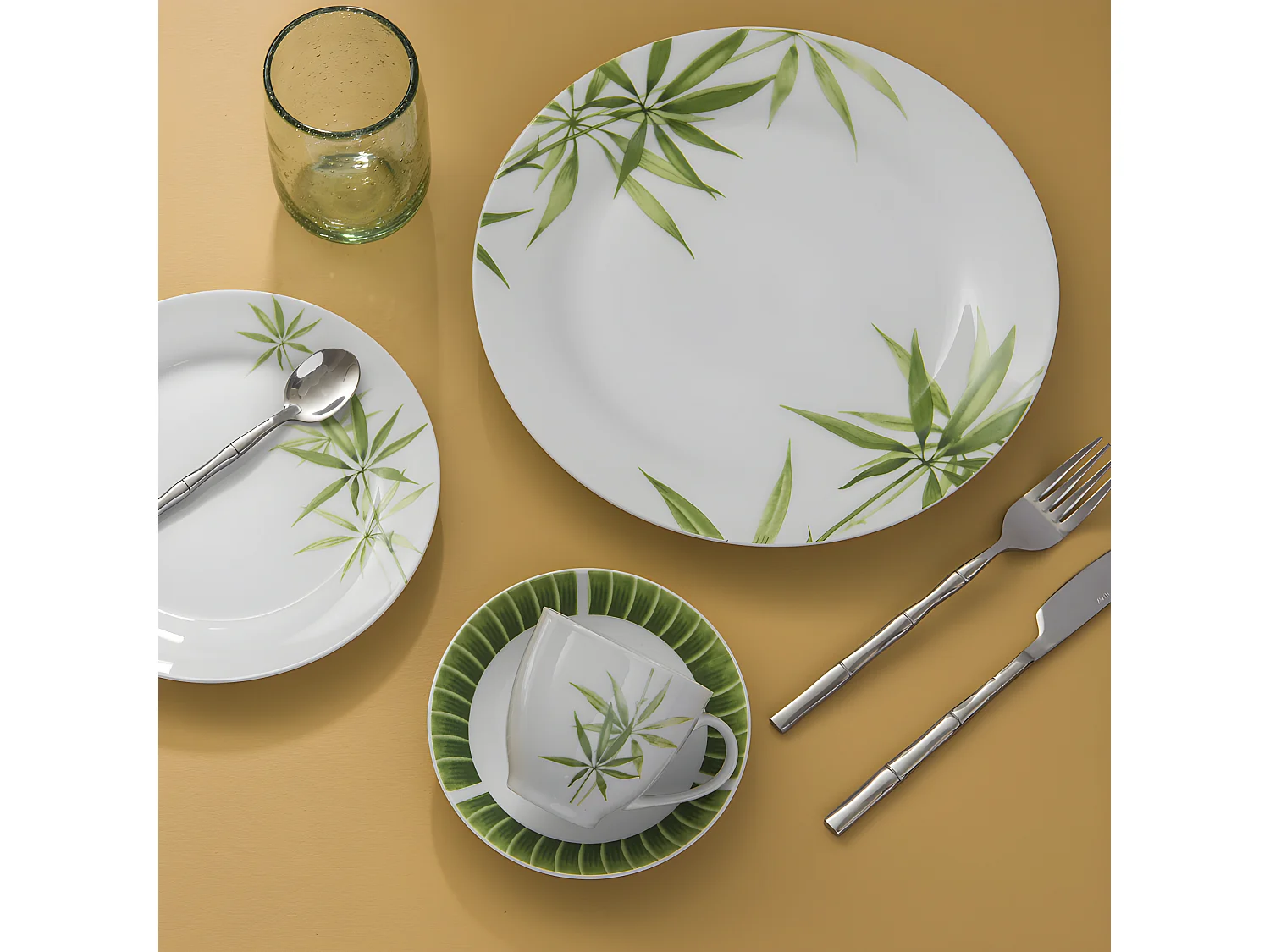 Service 30 pièces Bambou