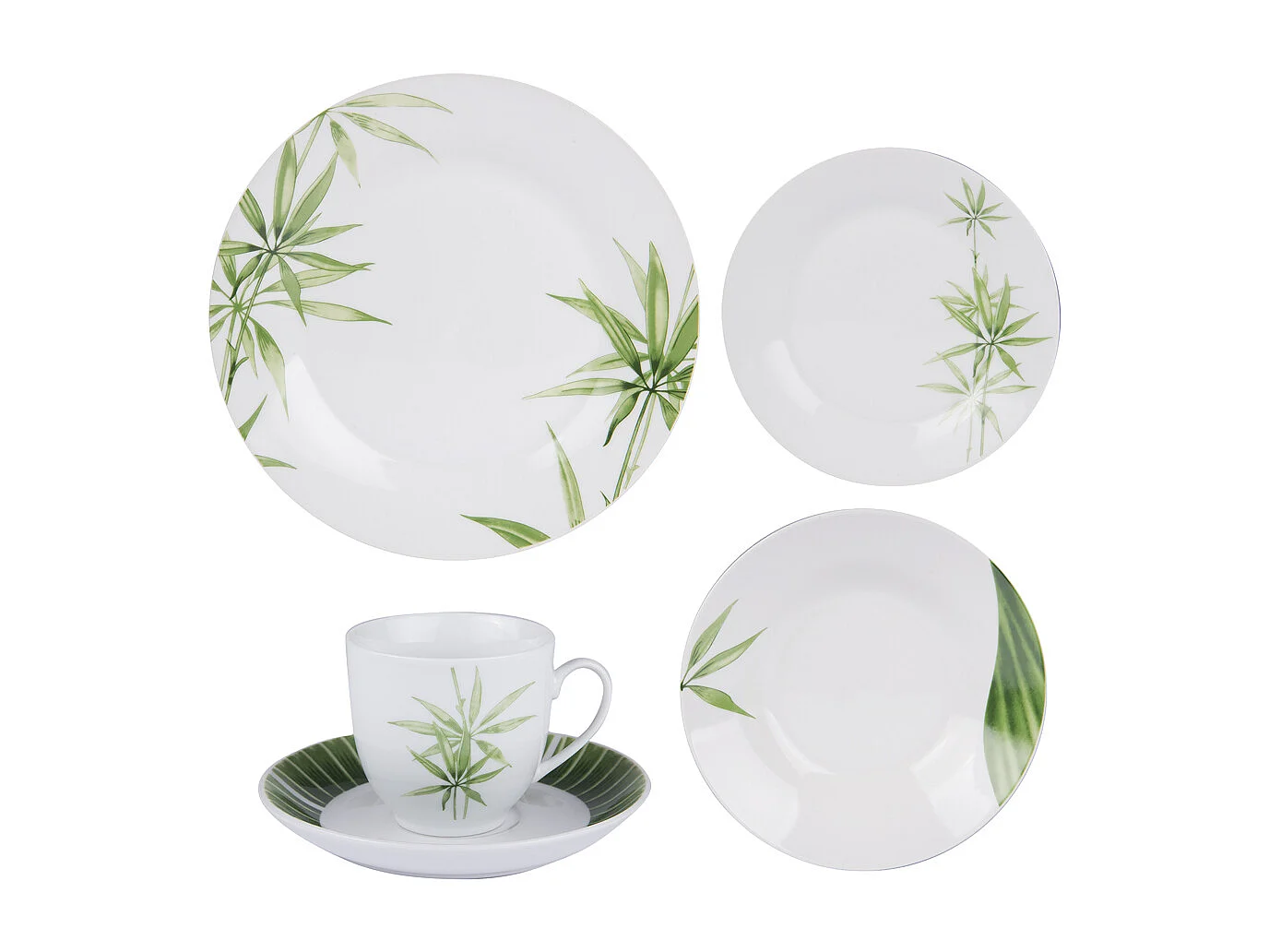 Service 30 pièces Bambou