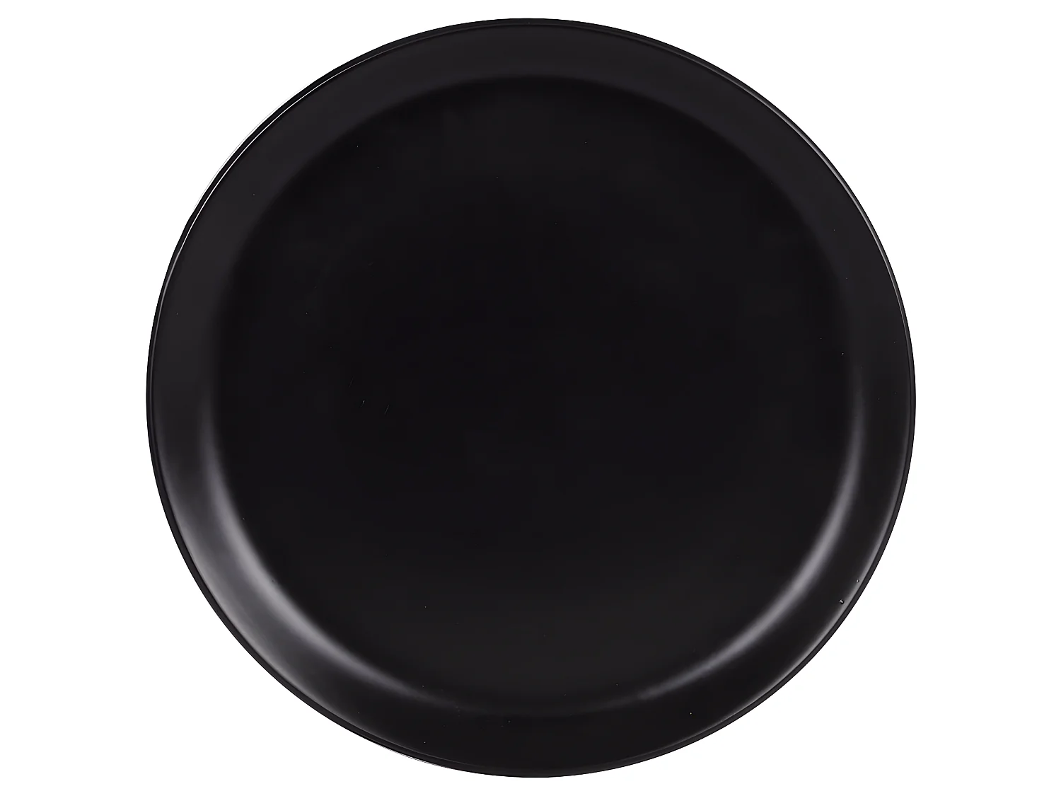 Assiette à  dessert Itit noir 20 cm (lot de 6)